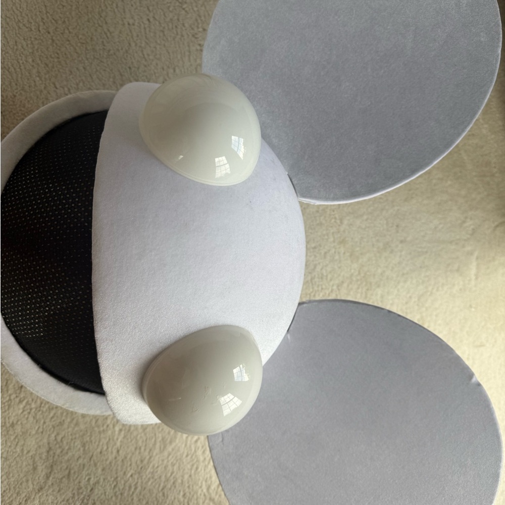 Mau5 white head costume. Lights up.
